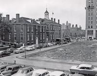 Construction of Library Hall, 1950s