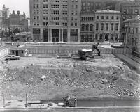 Construction of Library Hall, 1950s