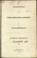 Pam.v.996, No.1 - Constitution of the Philadelphia Society for Alleviating the Miseries of Public Prisons