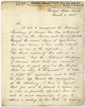 United States Senate[,] March 5, 1863. Sir, A bill to incorporate the "National Academy of Sciences" has been introduced by me in the Senate