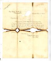 Latrobe, John Hazlehurst Boneval: To Foulke. 1854 December 8