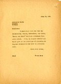 Barth, A.: From Boas. 1934 July 16