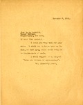 Beckwith, Martha Warren: From Boas. 1925 Nov. 9