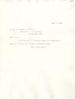 Walcott, Charles D.: From Boas. 1910 Dec. 5