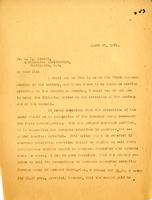 Walcott, Charles D.: From Boas. 1921 Apr. 21