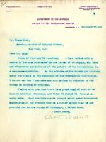 Walcott, Charles D.: To Boas. 1904 Feb. 27