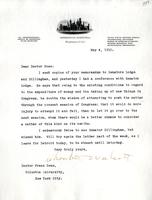 Walcott, Charles D.: To Boas. 1910 May 4