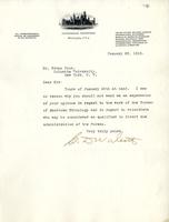 Walcott, Charles D.: To Boas. 1918 Jan. 26