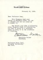 Walker, Madeleine: To Boas. 1939 Feb. 23