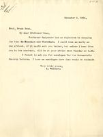 Wallace, Amy: To Boas. 1904 Nov. 1