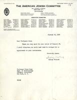 Wallach, Sidney: To Boas. 1936 Jan. 30