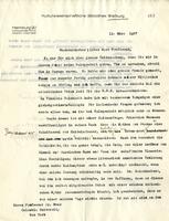 Warburg, Aby: To Boas. 1927 Mar. 11