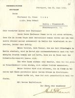 Wanner, Theodor G.: To Boas. 1932 June 23