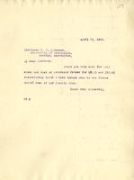 Waterman, T. T. (Thomas Talbot): From Boas. 1920 Apr. 21