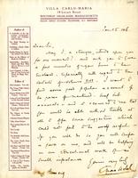 Welch, Charles: To Boas. 1906 Jan. 15