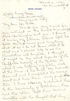 Wensley, Maude B. (Mrs. Richard): To Boas. 1937 Mar. 4