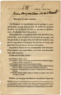 Pam.v.142, No.7 - Paris, le __ février 1839. Monsieur et cher confrère, J'ai l'honneur de vous adresser avec la présente le prospectus d'un ouvrage dont je viens de publier la première livraison.[Page 3:] Voyage dans l'intérieur de l'Amérique du Nord