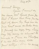 Houston, Charlotte-Letter to Henry Howard Houston II-1918 August 18