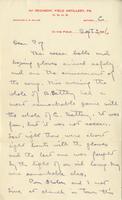 Houston, Henry Howard, II, 1895-1918-Letter to Samuel F. Houston-1916 September 3