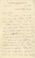 Houston, Henry Howard,II, 1895-1918-Letter to Samuel F. Houston-1916 September 24