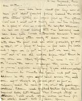 Houston, Henry Howard, II, 1895-1918-Letter to Charlotte Houston-1917 January 20 