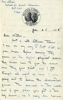 Houston, Henry Howard, II, 1895-1918-Letter to Charlotte Houston-1918 January 25