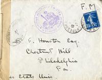 Houston, Henry Howard, II, 1895-1918-Letter to Samuel F. Houston-1918 May 9