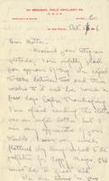 Houston, Henry Howard, II, 1895-1918-Letter to Charlotte Houston-1916 October 16