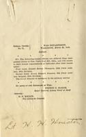 United States War Department Correspondence-1918 March 26