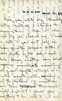 Houston, Henry Howard, II, 1895-1918, Letter to Vava-1917 May 14