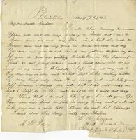 Elisabeth Velora Jackson to Albert G. Jackson, 1862 May 9