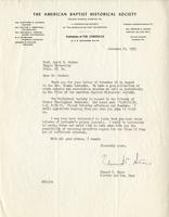 Edward C. Starr to Jacob W. Gruber, 1953 Nov. 23