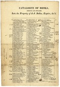 Catalogue of books, French and English, late the property of A. J. Dallas, Esquire, dec'd. ...April 11, 1817