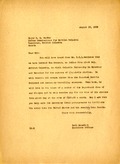 Benedict, Ruth F.: RFB -- to MacKay, DM. 1938 Aug. 19