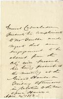 John Cadwalader to William Parker Foulke, 1853-04-14