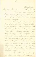 Alexander Dallas Bache to John Fries Frazer, August 22, 1861.