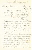 Alexander Dallas Bache to John Fries Frazer, August 29, 1861.