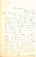 Alexander Dallas Bache to John Fries Frazer, July 5, 1862.