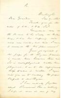 Alexander Dallas Bache to John Fries Frazer, January 9, 1863.