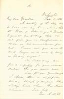 Alexander Dallas Bache to John Fries Frazer, February 3, 1863.