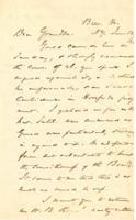 Alexander Dallas Bache to John Fries Frazer, June 12, 1863.