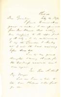 Alexander Dallas Bache to John Fries Frazer, July 16, 1863.