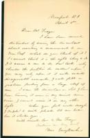 Evey Bache to John Fries Frazer, April 8, 1867.