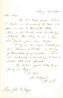 Benjamin Apthorp Gould to John Fries Frazer, September 15, 1858.