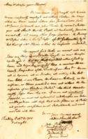 John Potts to Robert Hunter Morris, October 31, 1755. 