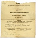 Proposals, by Abraham Small, no. 165, Chestnut Street, 2nd door below Fifth Street, Philadelphia, for publishing by subscription, Transactions of the American Philosophical Society, held at Philadelphia, for promoting useful knowledge. 