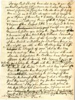 Timothy Horsfield to Robert Hunter Morris, November 27, 1755.