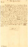 William Parsons to Timothy Horsfield, July 9, 1756.