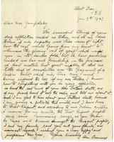 Cranmer, Dan: To Helene Boas Yampolsky. 1943-01-09