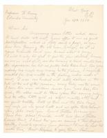 Cranmer, Dan: To Franz Boas. 1934-01-27